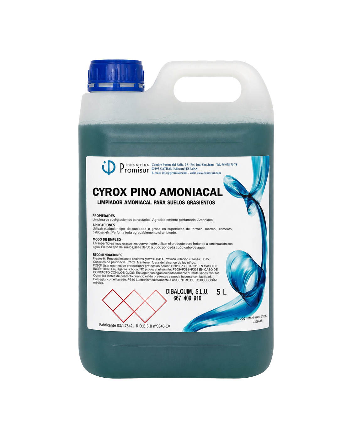 CYROX - Limpiador amoniacal para suelos grasientos