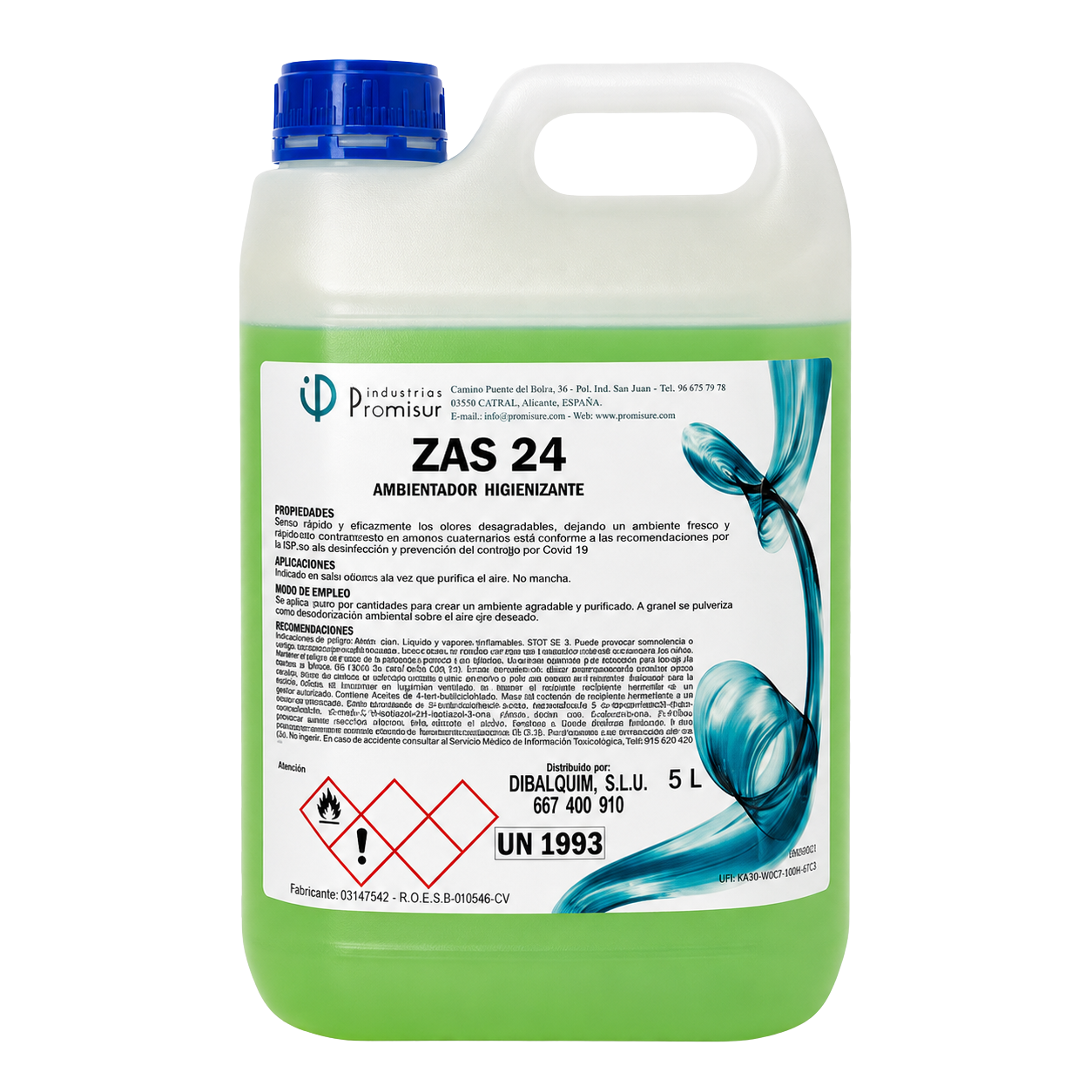 ZAS 24 - Ambientador higienizante