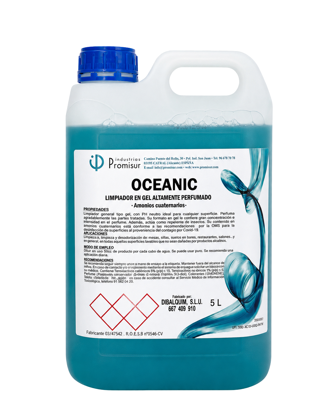 OCEANIC - Limpiador en gel altamente perfumado