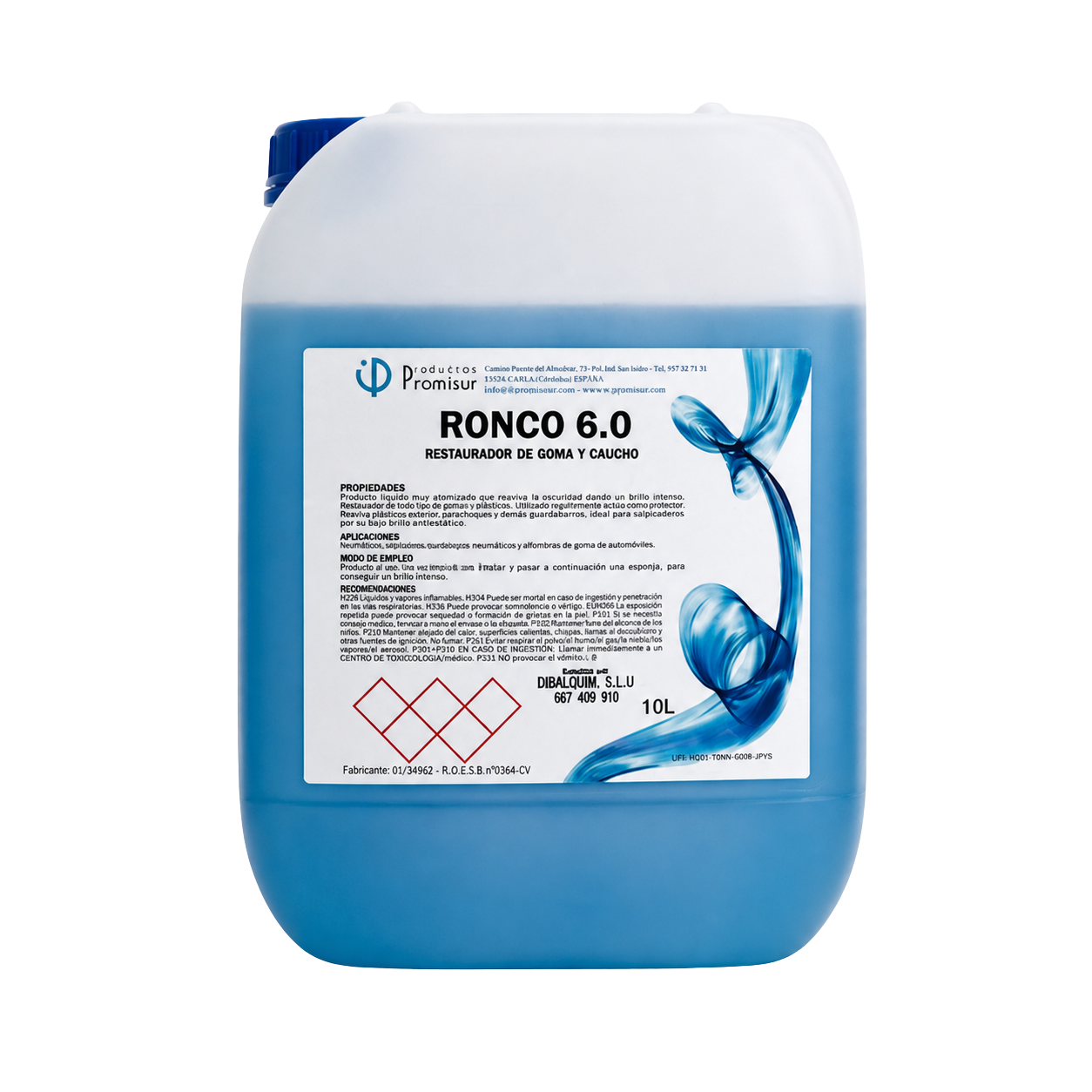 RONCO 6.0 - Restaurador de goma y caucho
